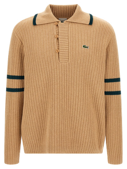 Beige Wool Cardigan