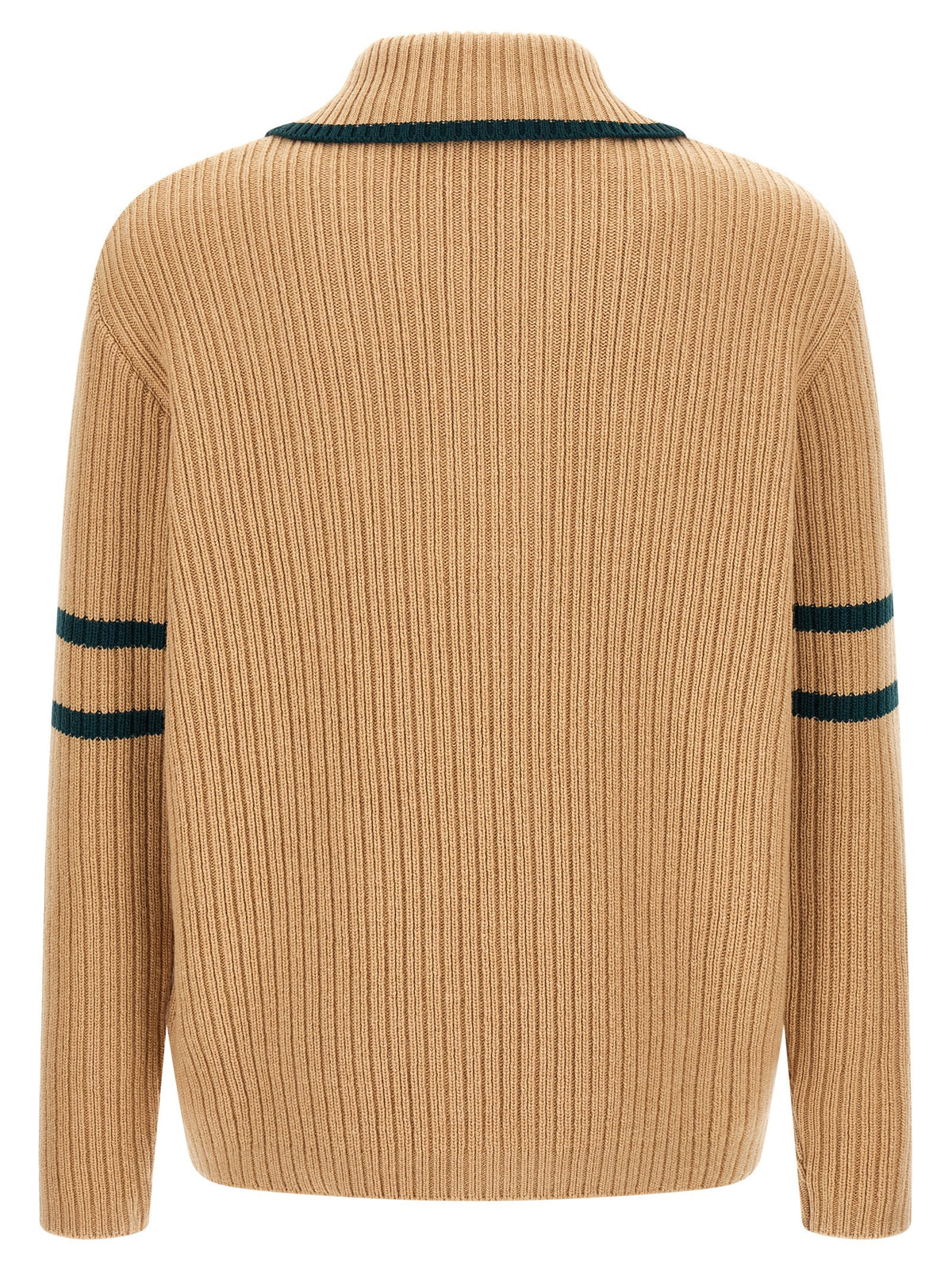Beige Wool Cardigan