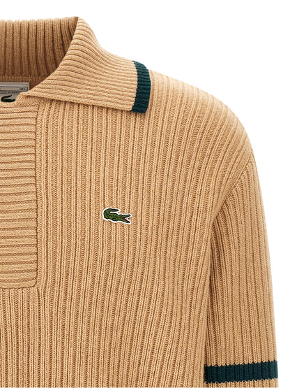 Beige Wool Cardigan