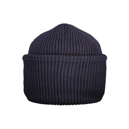 Blue Wool Mens Cap