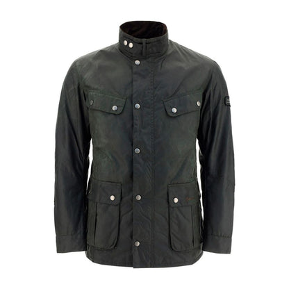 Bicolor Cotton Shell Jacket