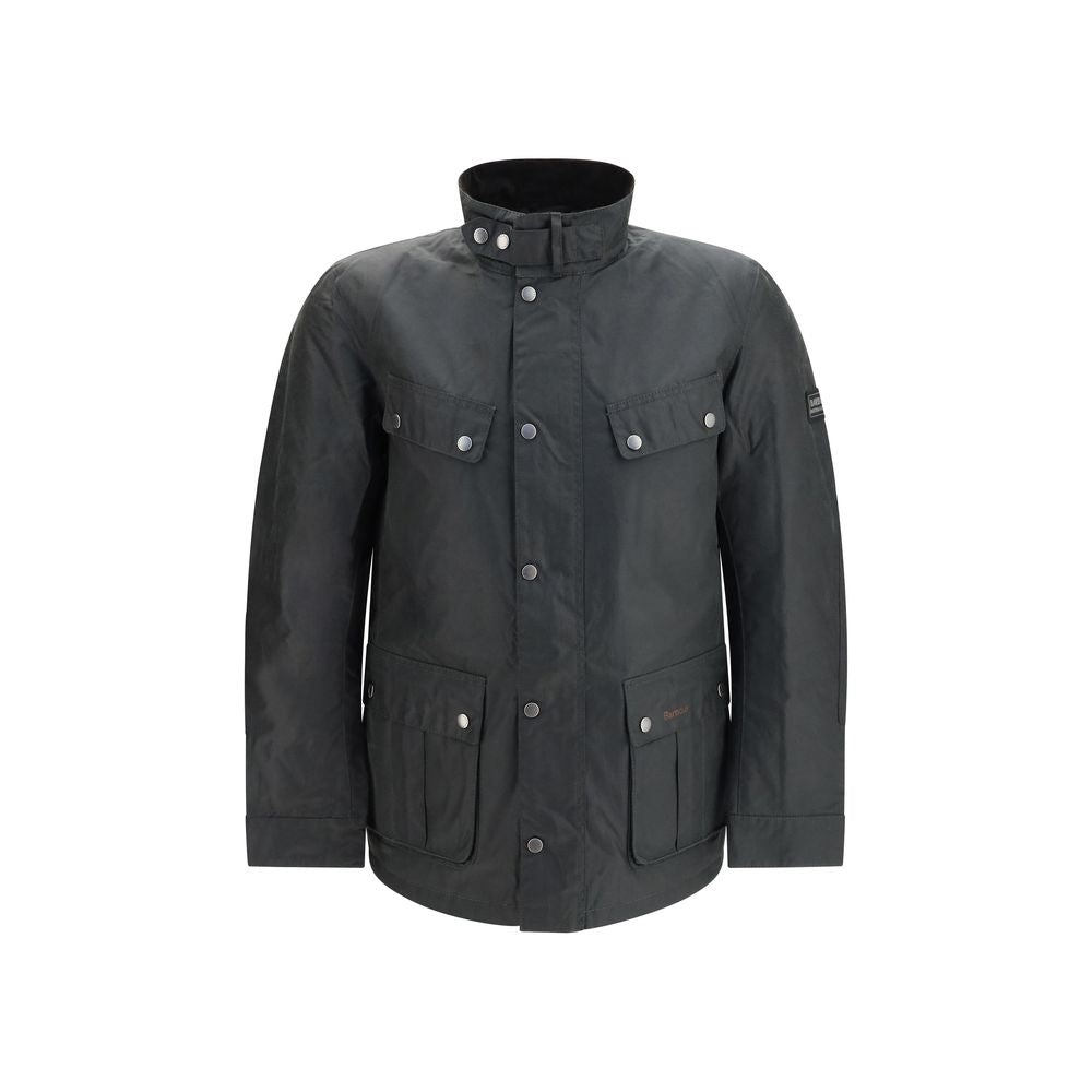 Bicolor Cotton Shell Jacket