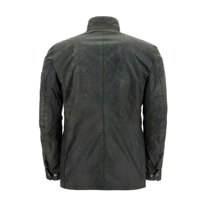 Bicolor Cotton Shell Jacket