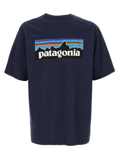 Blue Polyester T-Shirt