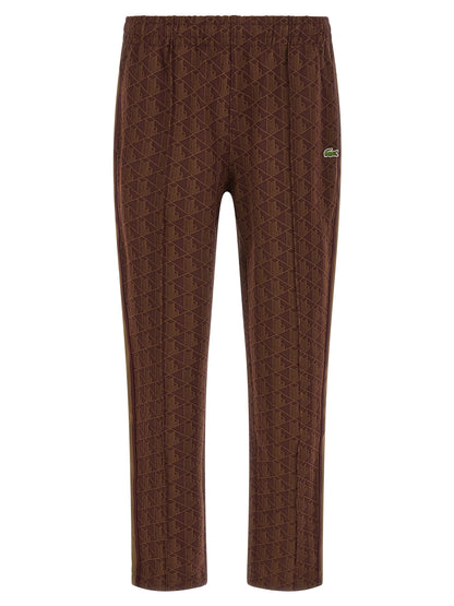 Brown Polyester Joggers (Workout Pants)