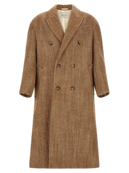 Brown Virgin Wool Coat