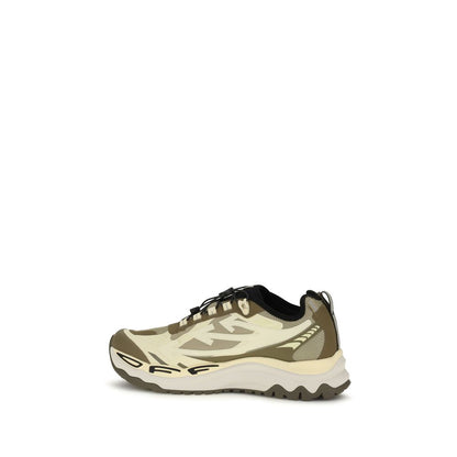 Bicolor Polyester Athletic Sneakers