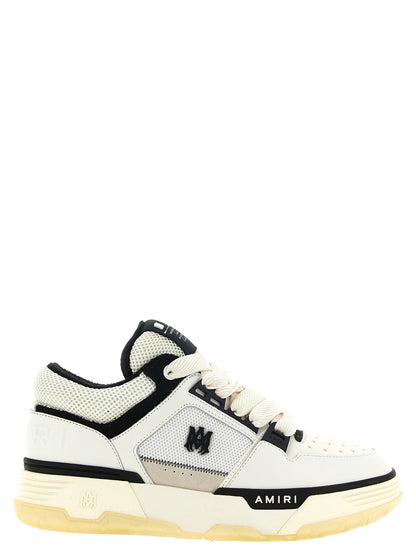 White Calfskin Chunky Sneakers