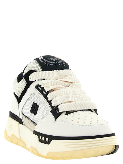 White Calfskin Chunky Sneakers