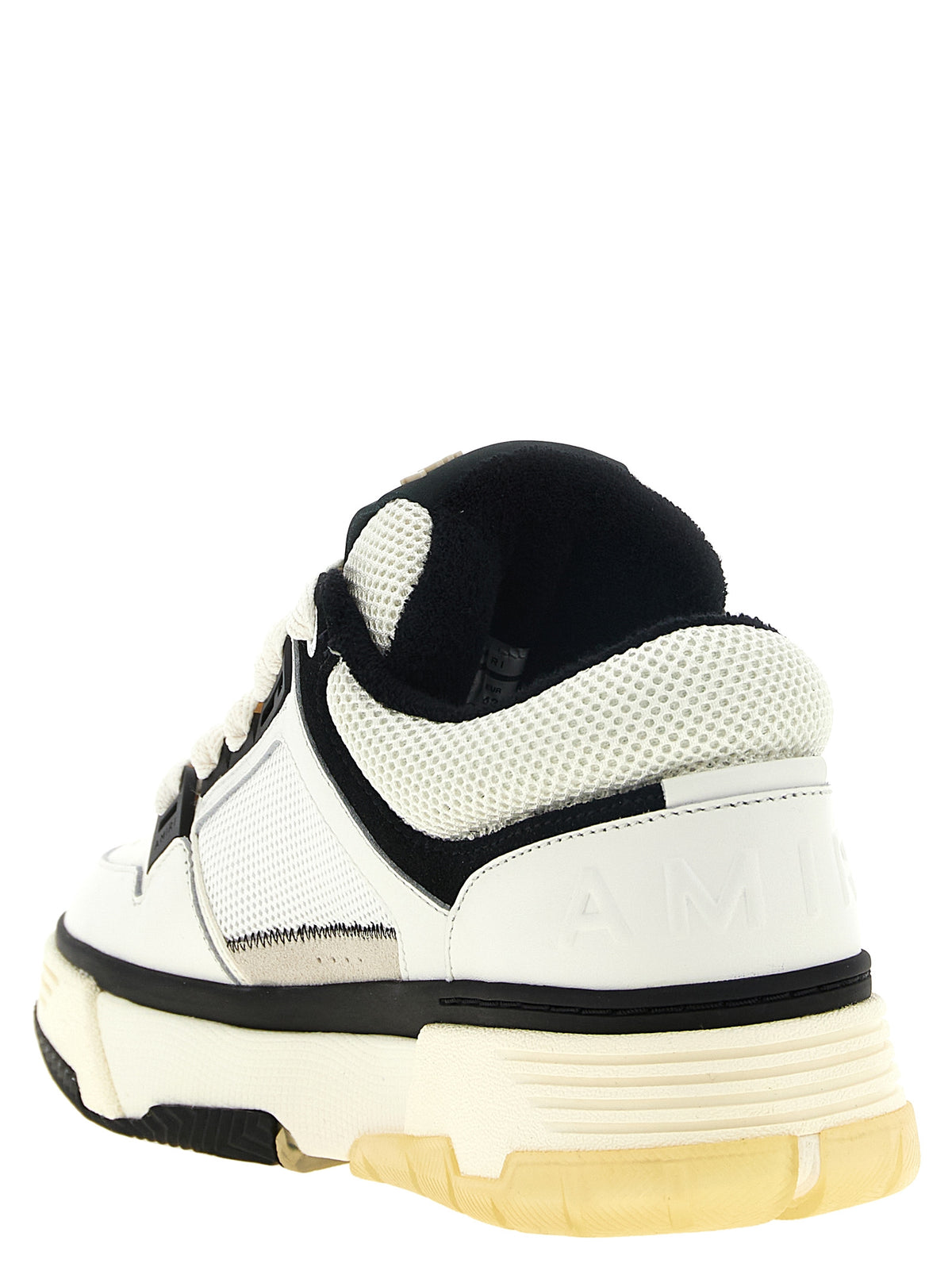 White Calfskin Chunky Sneakers