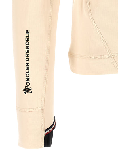 White Polyamide Cardigan