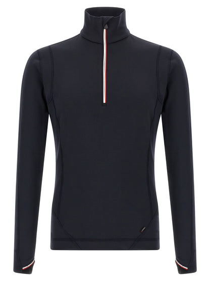 Blue Polyamide Sweatshirt