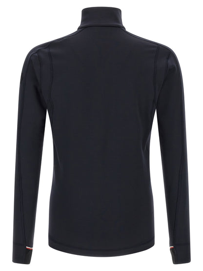 Blue Polyamide Sweatshirt