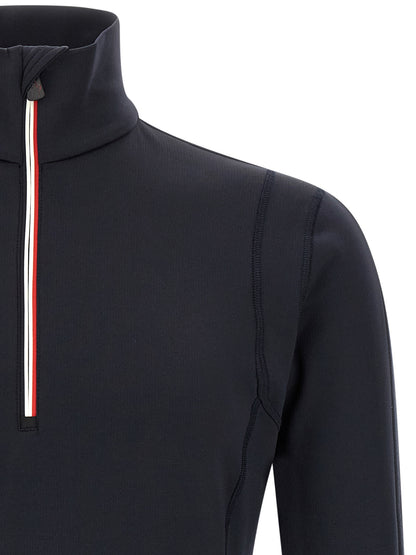Blue Polyamide Sweatshirt