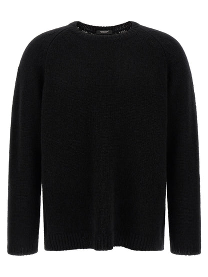 Black Wool Cardigan