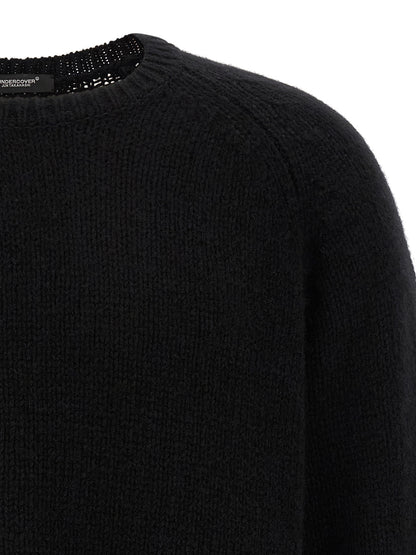 Black Wool Cardigan