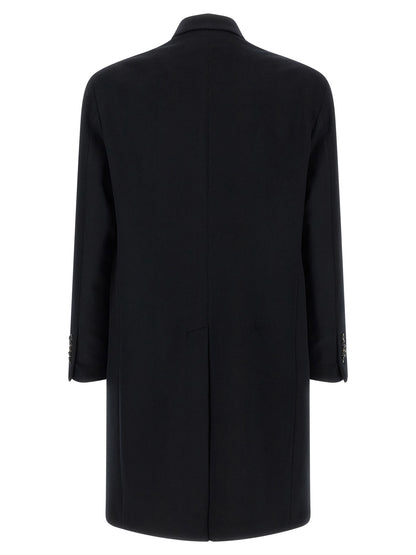 Blue Virgin Wool Coat