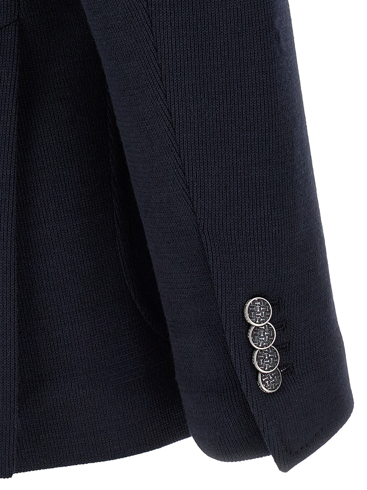 Blue Polyester Blazer