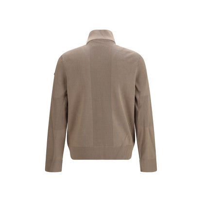 Bicolor Viscose Full-Length Jacket
