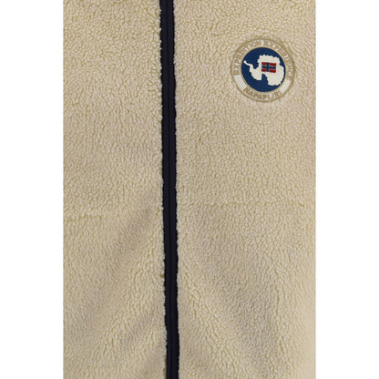 White Polyester Sweatshirt
