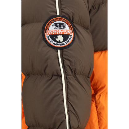 Multicolor Recycled Polyester Full-Length Jacket