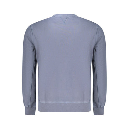 Blue Cotton Men's Sweatshirt