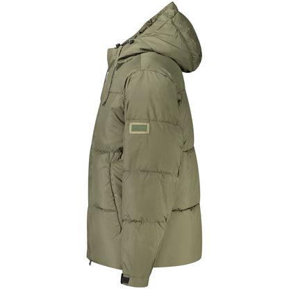 Verde Polyester Mens Jacket