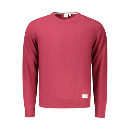 Red Cotton Mens Sweater