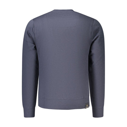 Blue Cotton Men's Sweatshirt