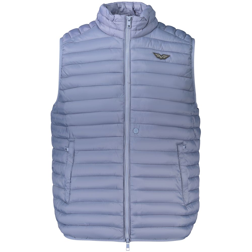 Blue Polyamide Men's Jacket