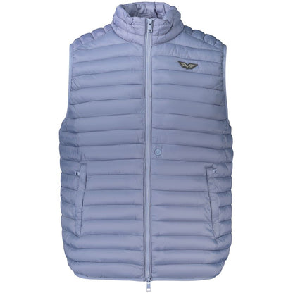 Blue Polyamide Men's Jacket