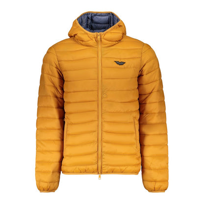 Orange Polyamide Men's Jacket