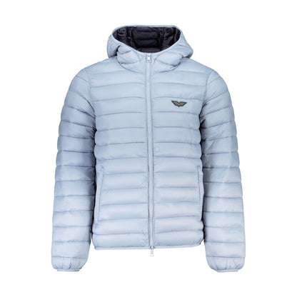 Azzurro Polyamide Men's Jacket