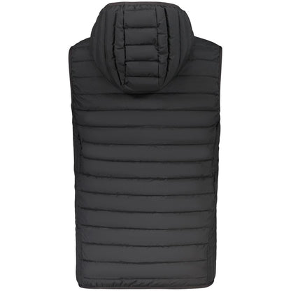 Black Polyester Men's Jacket