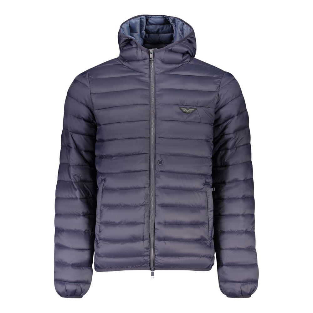 Blue Polyamide Men's Jacket