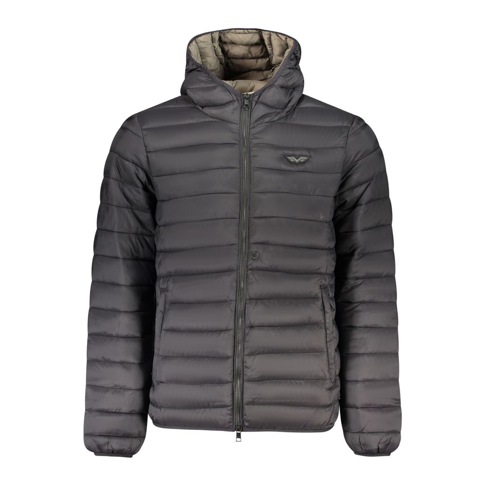 Black Polyamide Men's Jacket
