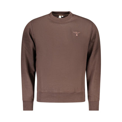 Brown Cotton Men's Sweatshirt