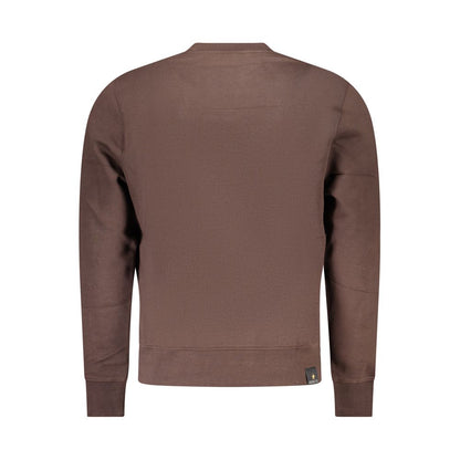 Brown Cotton Men's Sweatshirt