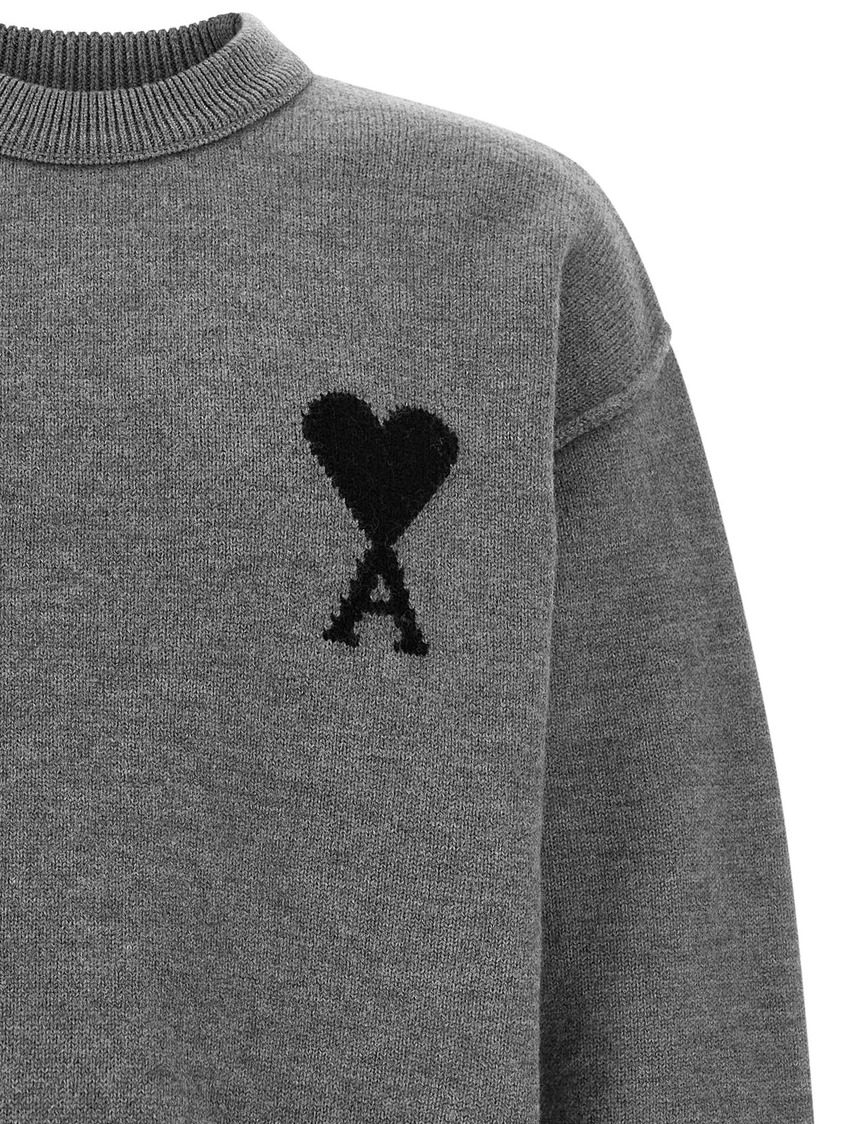 Gray Wool Cardigan