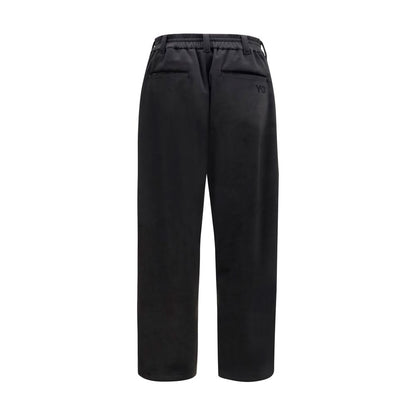 Black Polyester Athletic Pants