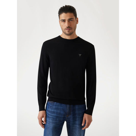 Black Viscose Sweatshirt