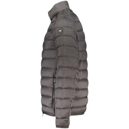 Black Polyamide Men's Jacket