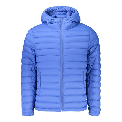 Blue Polyamide Men's Jacket