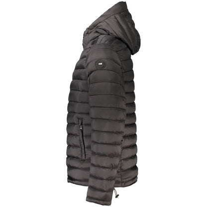 Black Polyamide Men's Jacket