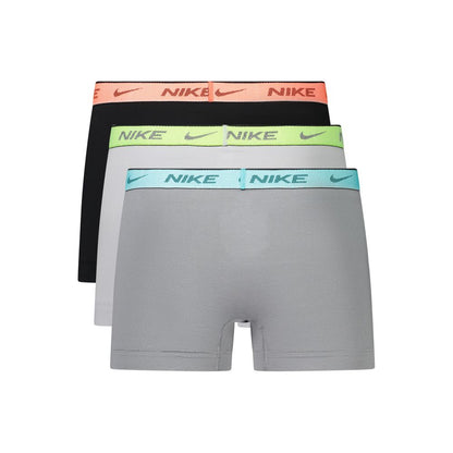 Gray Cotton Men's Boxer