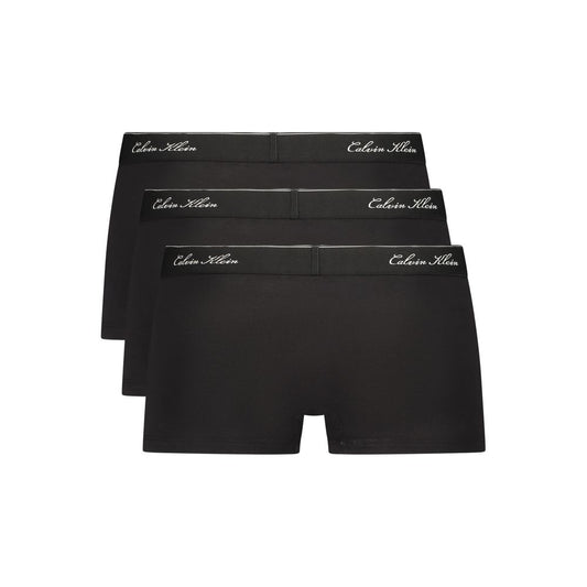 Black Cotton Men's Boxer