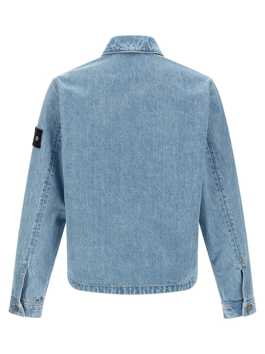 Blue Cotton Denim Jacket