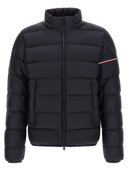 Blue Polyamide Full-Length Jacket