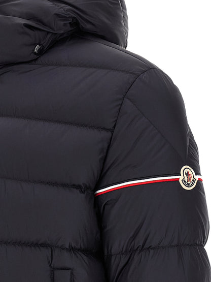 Blue Polyamide Full-Length Jacket