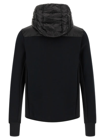 Black Polyamide Sweatshirt